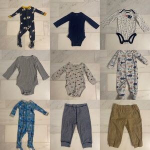 BABY BOY SIZE 9 MONTHS (9M) CLOTHING LOT 13 PIECES TOTAL
